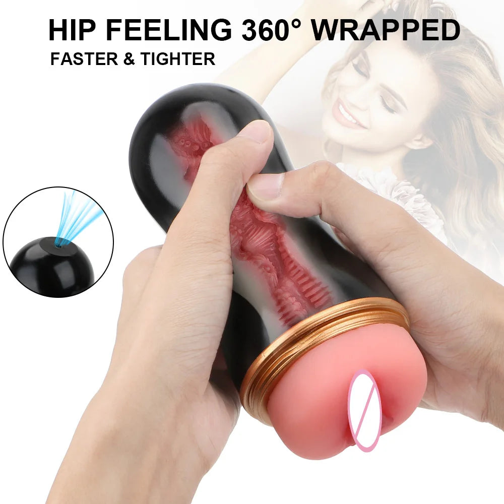 Realistic Pussy Masturbation Cup for Men