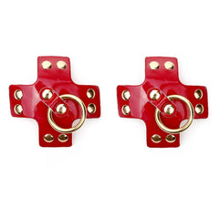 Reusable PU Leather Breast Covers – 1 Pair of Sexy Nipple Protectors