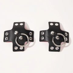 Reusable PU Leather Breast Covers – 1 Pair of Sexy Nipple Protectors