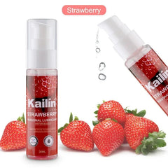 Tasty Edible Lubricant for Oral and Sexual Use