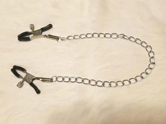 Adjustable Nipple Clamps – Linked by Metal Chain