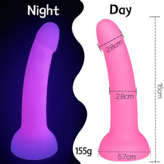 Luminous Soft Jelly Dildo – G-Spot Stimulator