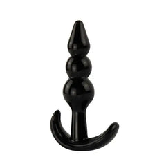 Soft Anal Beads and Butt Plug – Silicone Dildo for Unisex Use